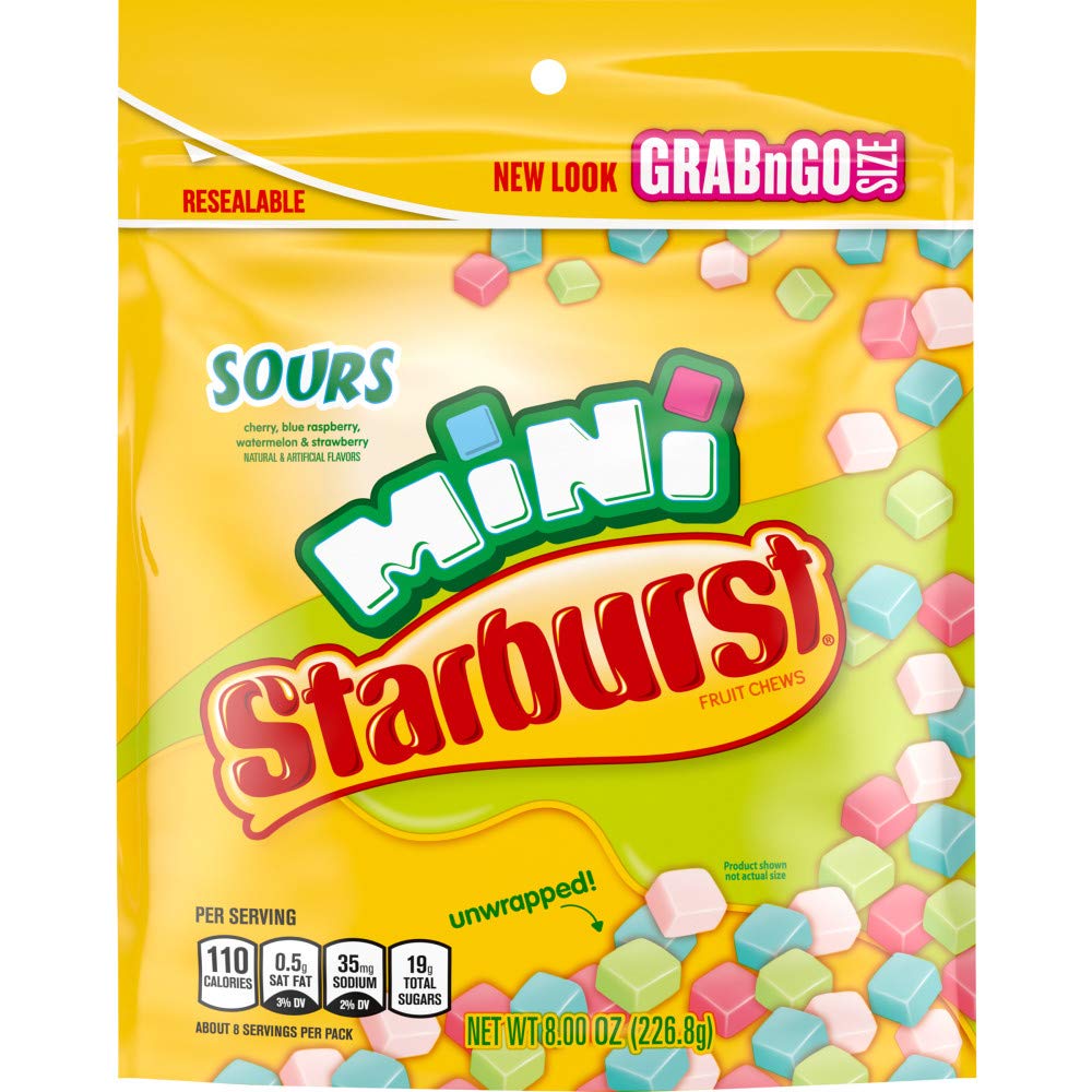 Sour Starburst Minis Grab N Go Size