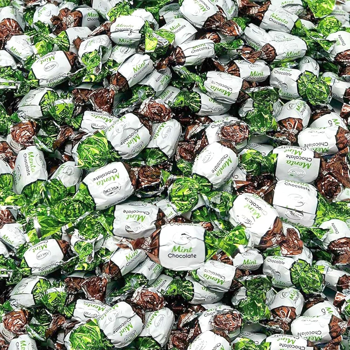 Chocolate Filled Mints Hard Candy