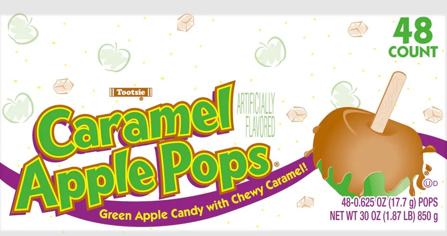 Tootsie Caramel Apple Pops