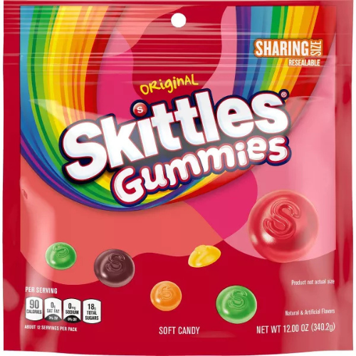 Skittles Gummies Sharing Size 12 Oz