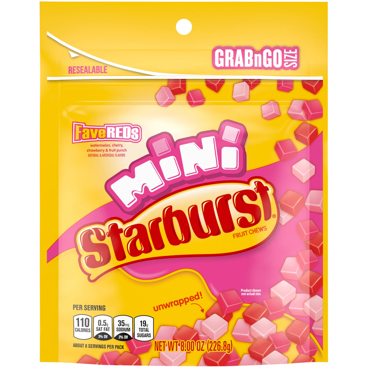 Starburst FaveReds Minis Grab N Go Size