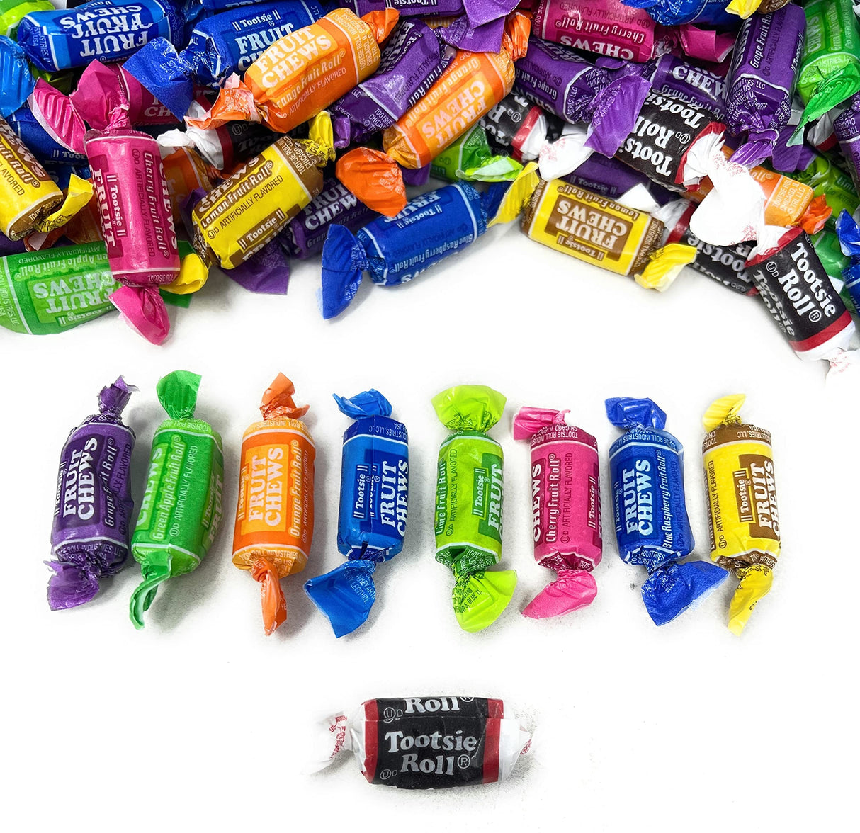 Tootsie Roll Fruit Chews & Original Chocolate Midgees (10 Lbs)