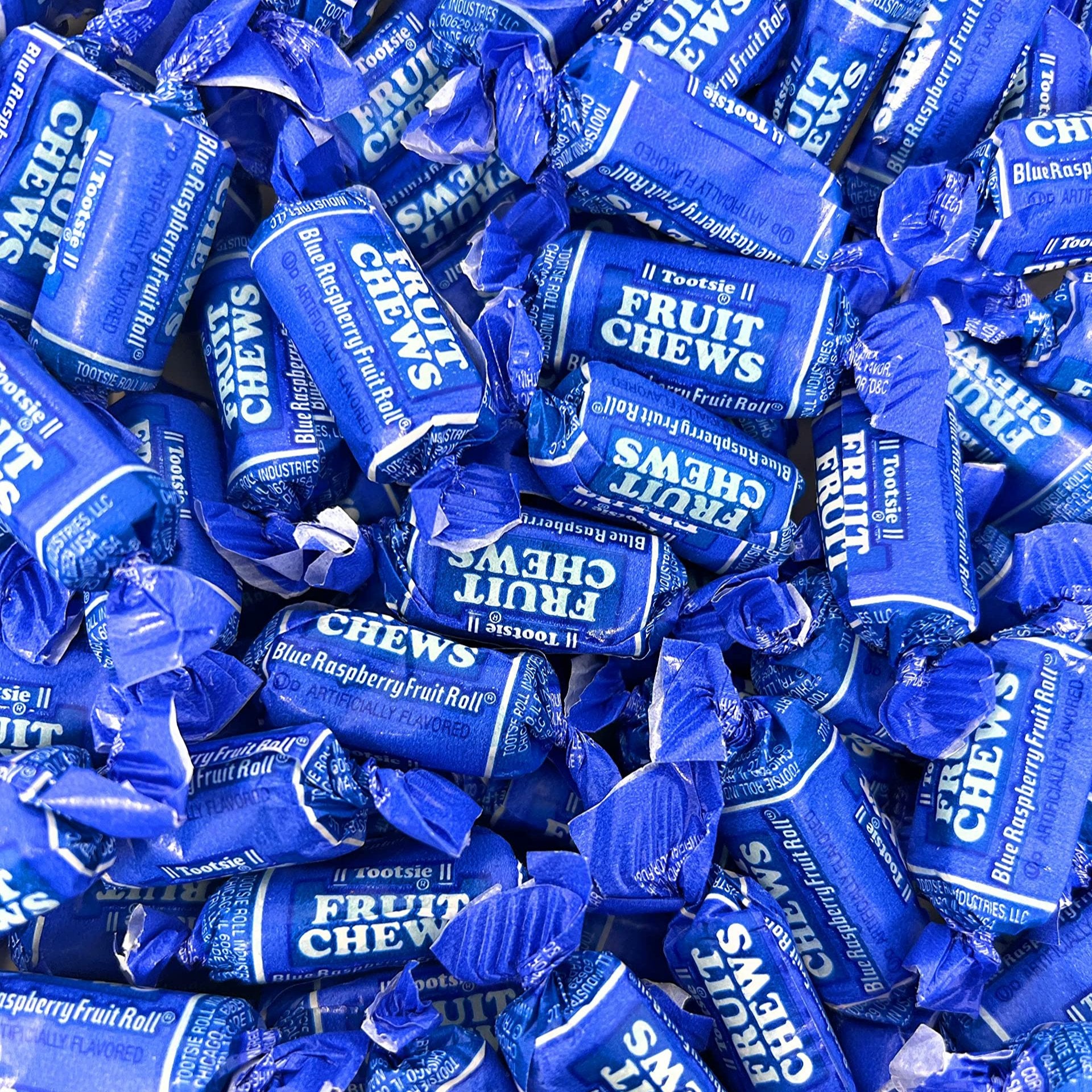 Tootsie Roll Blue Raspberry Fruit Chews – Assortit