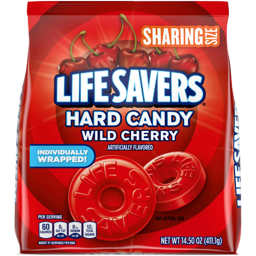 LifeSavers Wild Cherry Hard Candy Sharing Size 14.50 Oz