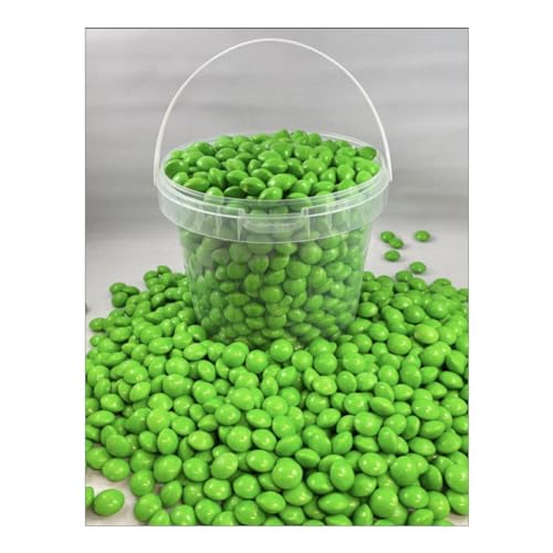 Original Skittles Green Lime Flavor Only Candies - 3lbs Bulk 1300+ Pcs Resealable Bag  (48oz) - Unwrapped Loose
