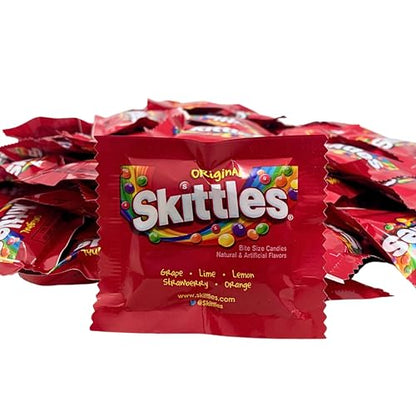Skittles Original Flavor Fun Size Bulk 7 Lbs In Resealable Bag (112 Oz)