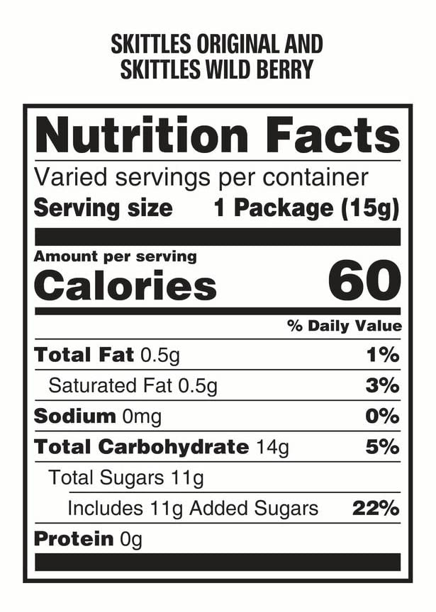 Skittles Wild Berry Flavor Candy Fun Size Packs 5 Lbs 125+ Bite Size Mini Packs Bulk Bag (80 Oz)