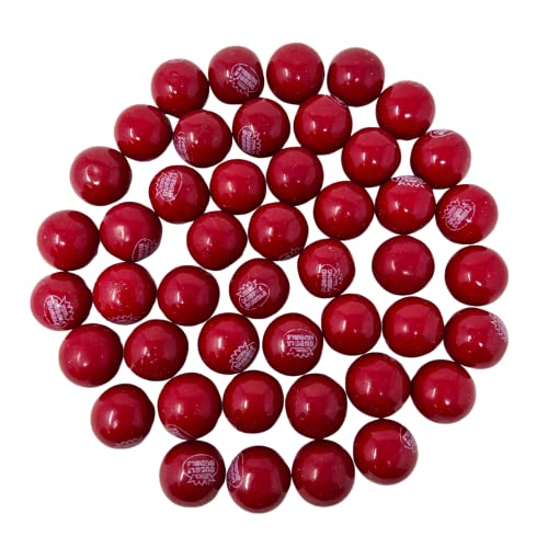 Dubble Bubble Cherry Gumball - 1 lb - Filled 1 Inch Gumballs (16 Oz)
