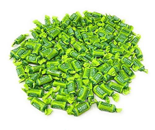 Lime Flavor Tootsie Roll Fruit Chews Bulk American Chewy Taffies 2 Lb 130+pcs (32-Oz) - Made In USA