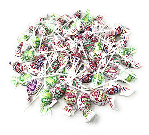 Assorted Charms Blow Pops Lollipop Suckers 3 Lbs Bulk Candy Mix 5 Flavor Variety (48 Oz)