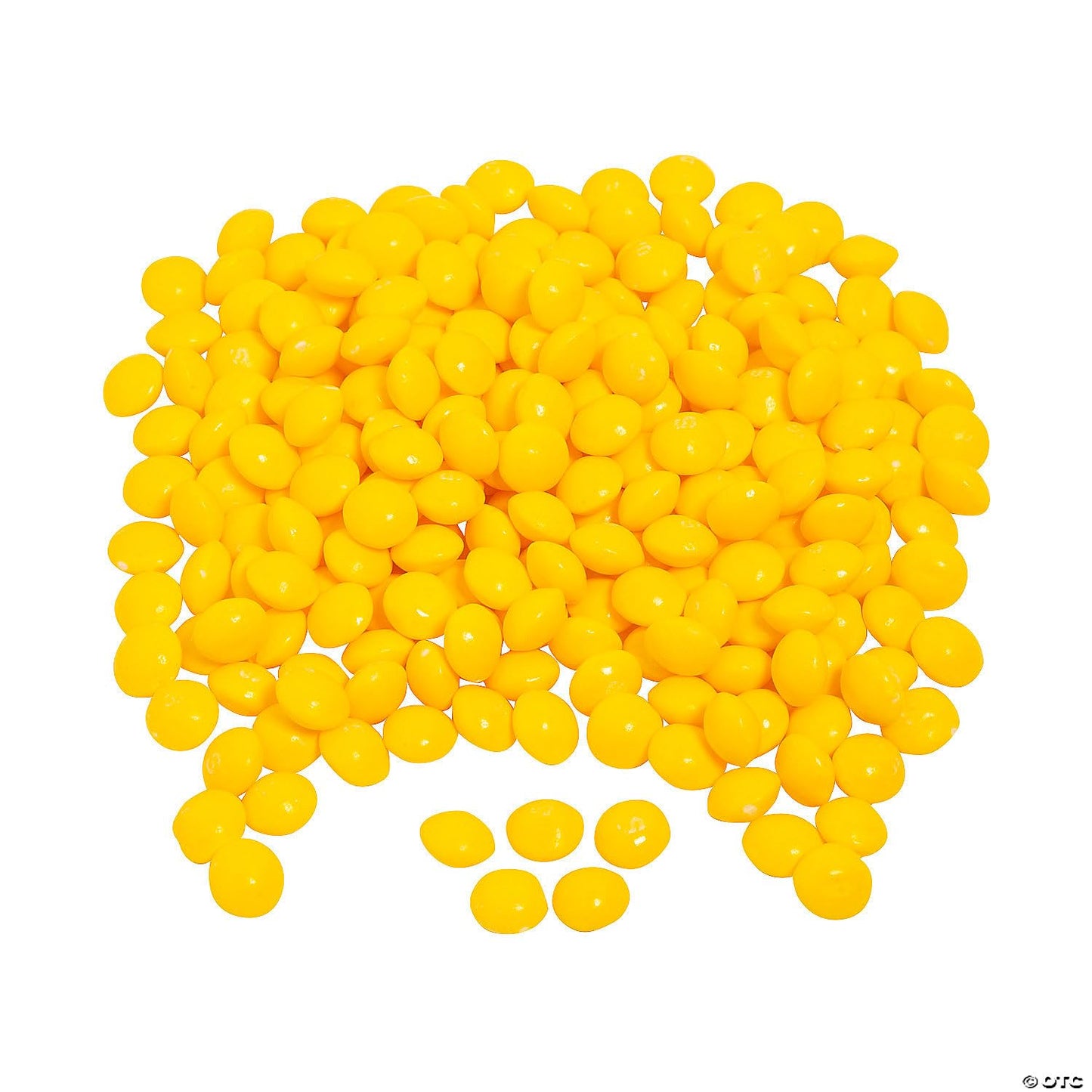 Original Skittles Lemon Flavor Only - 3lbs Bulk 1300+ Pcs Resealable Bag (48oz) - Unwrapped Loose