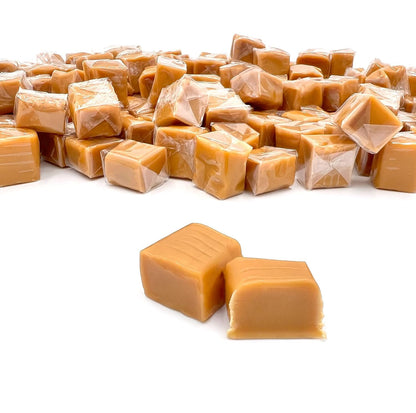 Arcor Premium Caramel Squares Chews - 3 lbs Bulk Bag (48 Oz)
