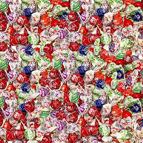 Assorted Charms Blow Pops & Tootsie Pops Bulk Candy 10 Flavor Lollipops Variety Value Pack 8.5 Lb (137.6 Oz)