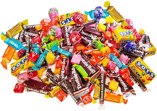 Bulk Starburst & Tootsie Favorites 4.5 Lbs Candy Variety Bundle Care Package 200+ Pcs (72 Oz)