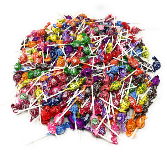 Tootsie Roll Mini Pops Filled With Chewy Tootsie Roll Candy - Assorted 18 Flavor Bulk 300+ Count Lollipops 4 Lbs (64 Oz)