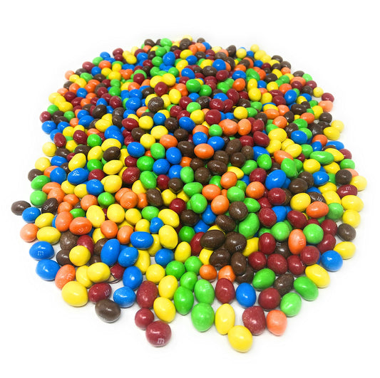 M&M Peanut Chocolate American Candy Bulk Pantry Party Size Resealable Wholesale Bag 7 Lbs. (112 Oz)